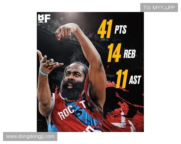 哈登创纪录助快船终结连败 展现领袖风采重回胜轨